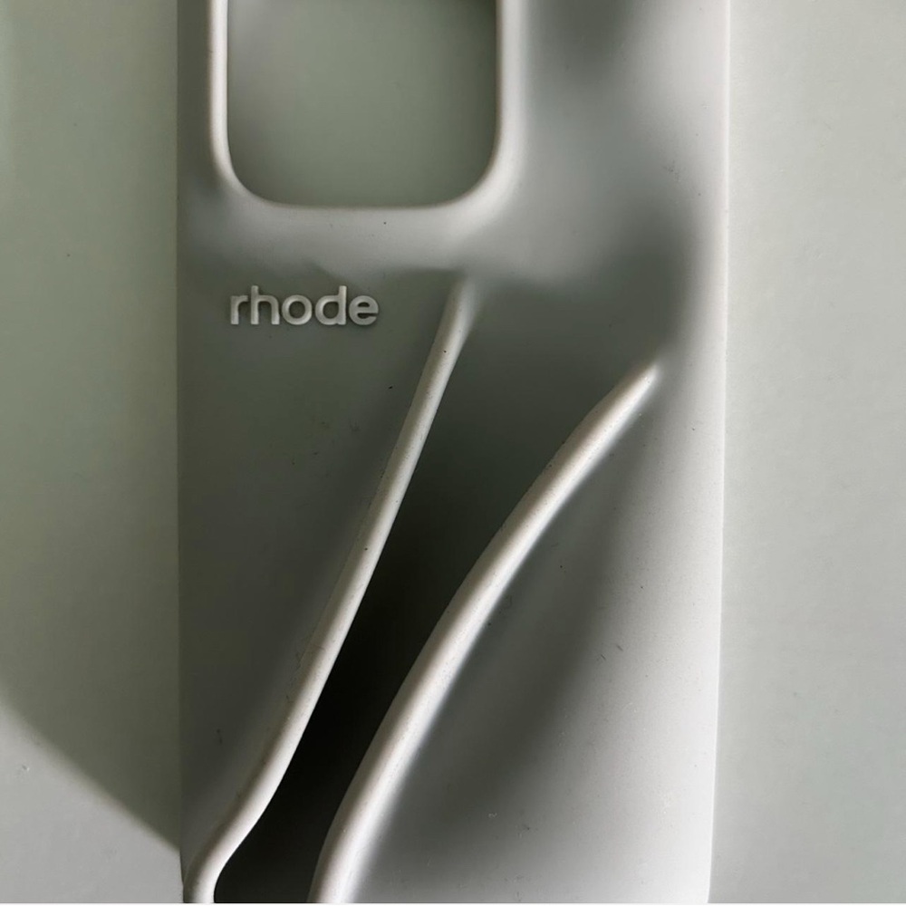RHODE Minimalist White Phone Case